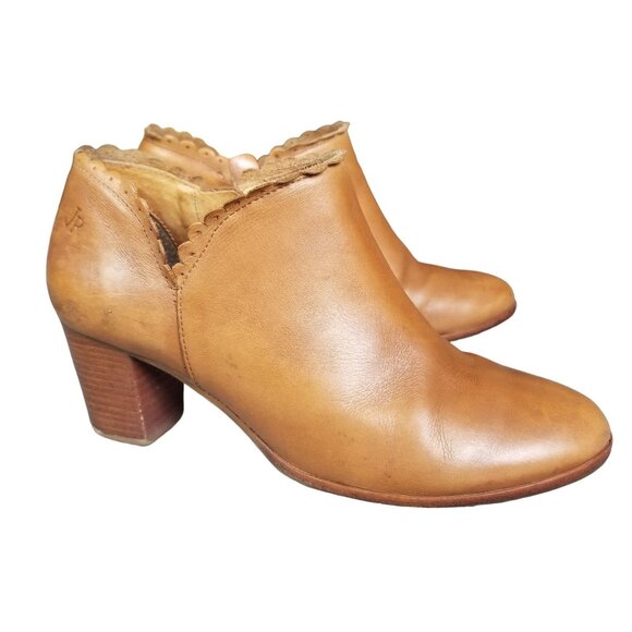 Jack Rogers Women's Marianne heeled leather booties size 6.5 - Picture 1 of 13
